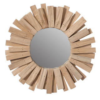 Miroir, Apportez à la maison le style rond naturel 